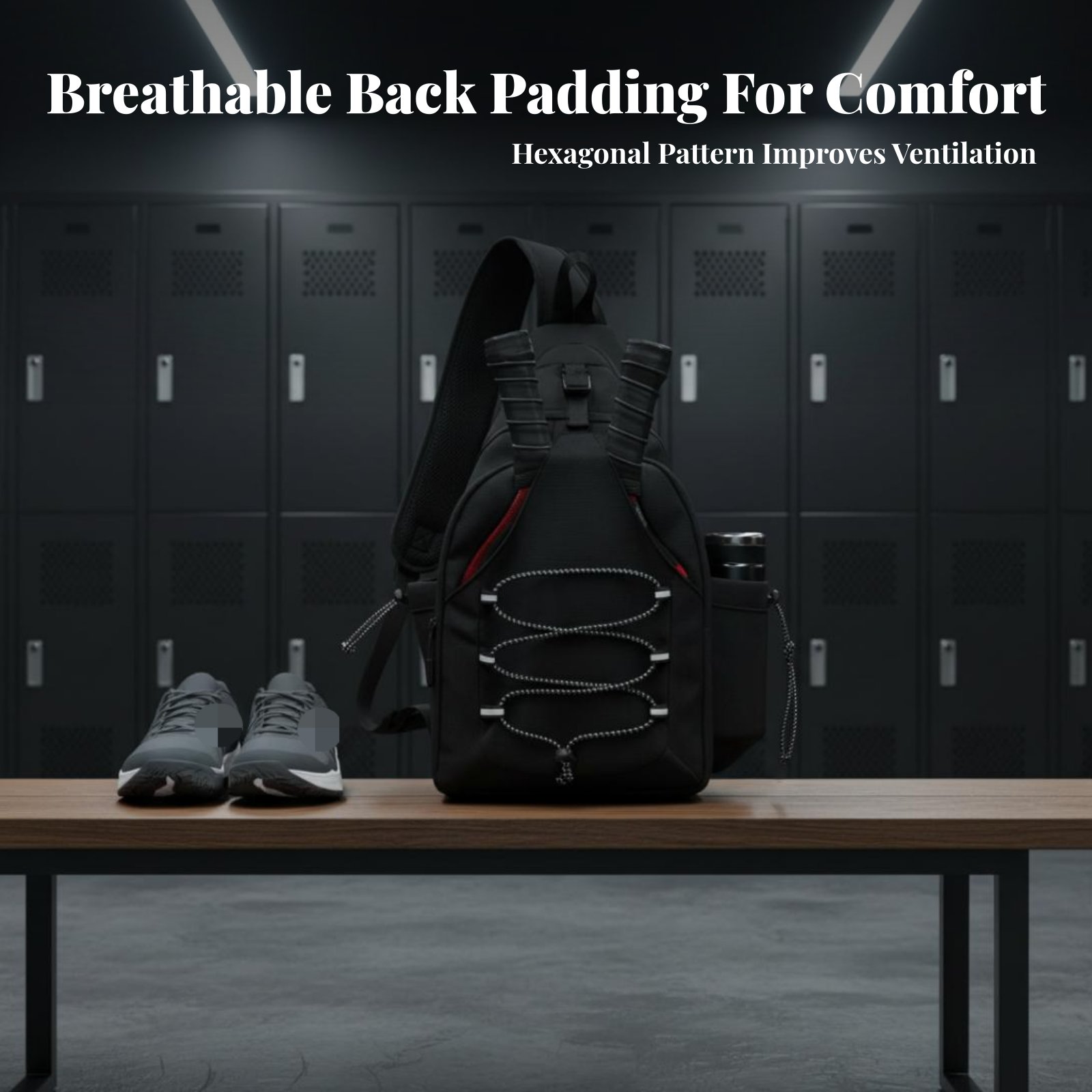 Backpack Racket Bag - Pickleball Bag Multi-Pocket Design Pickleball Paddle