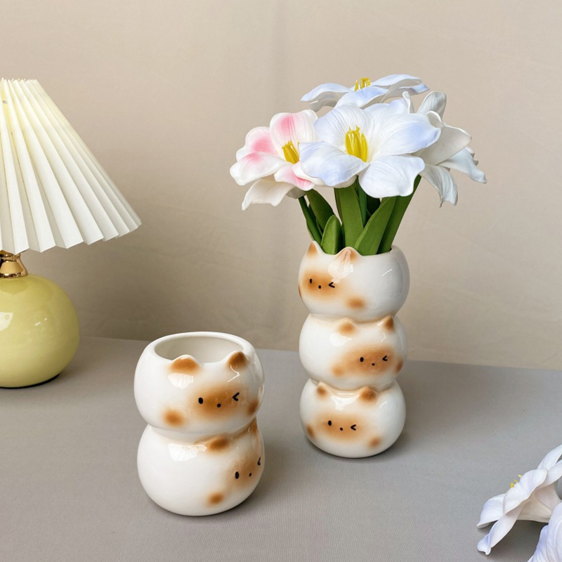 Badminton Live - Creative Flower Arrangement Storage Holder Ceramic