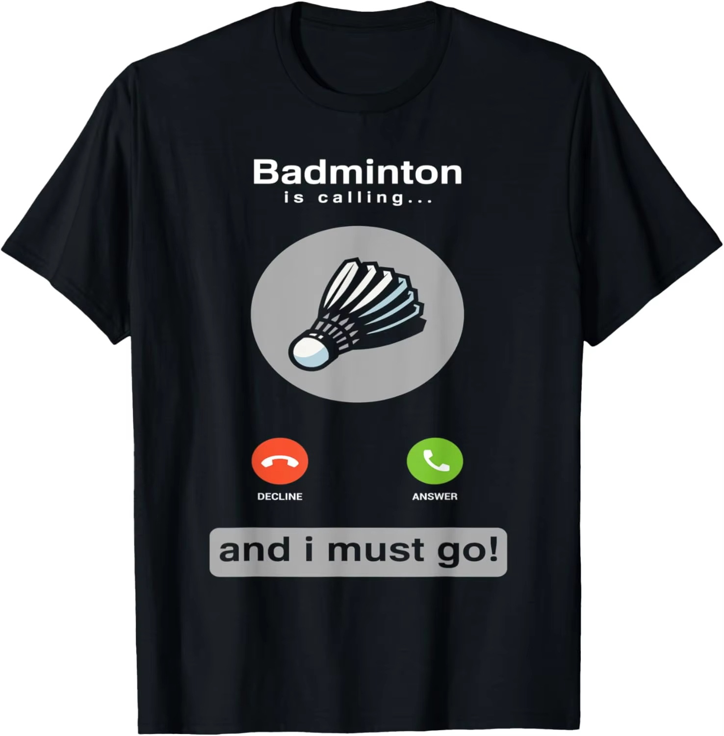 Funny Badminton Shirt Badminto - Badminton Is Calling ulasan dan harga