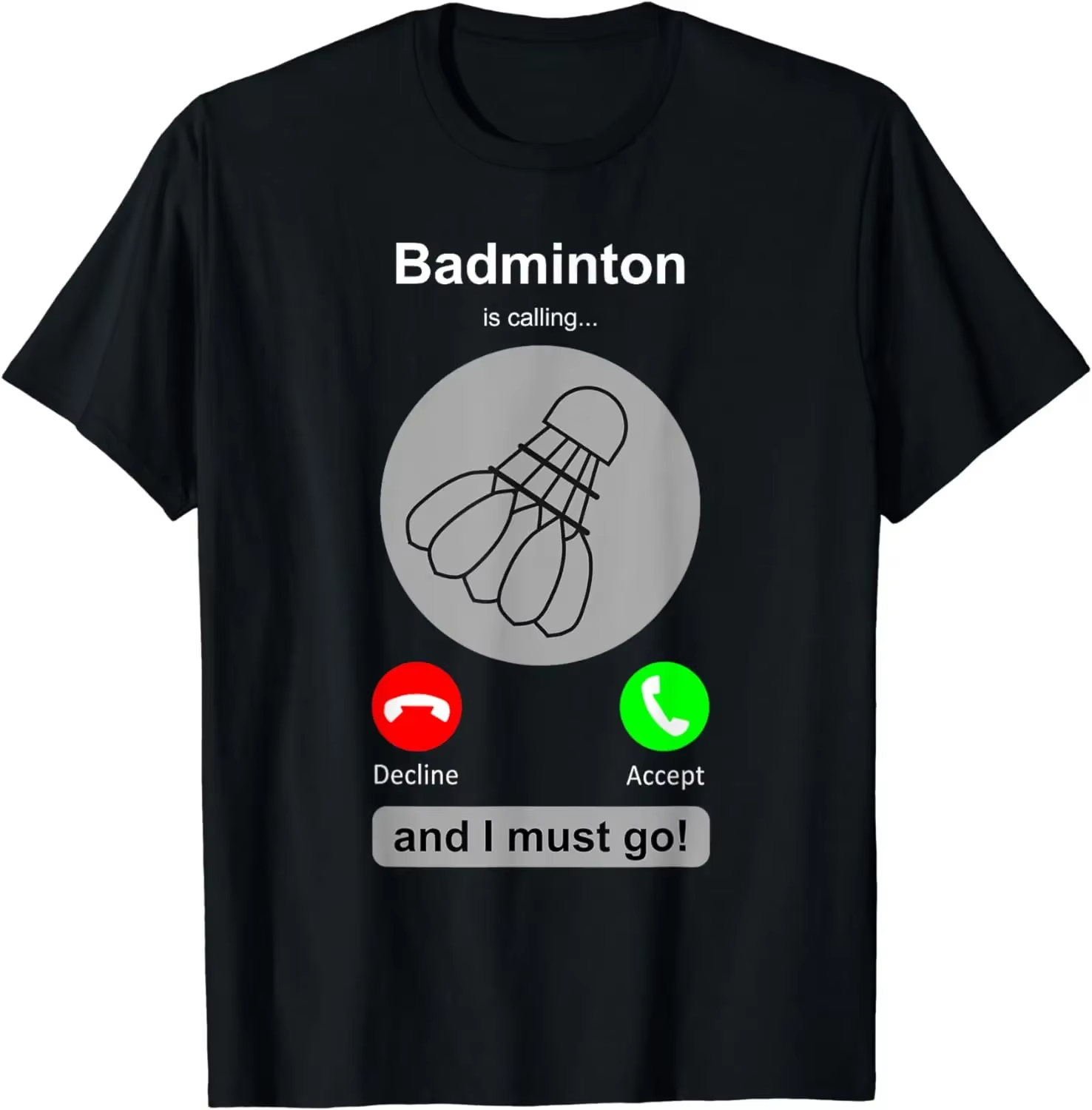 Funny Badminton Shirt Badminto - Badminton Is Calling ulasan dan harga