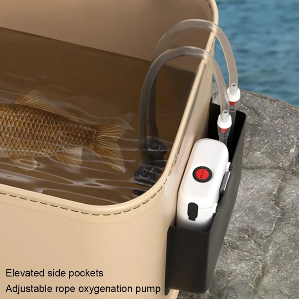 Outdoor Fishing Bucket Foldabl - Badminton Live ulasan dan harga