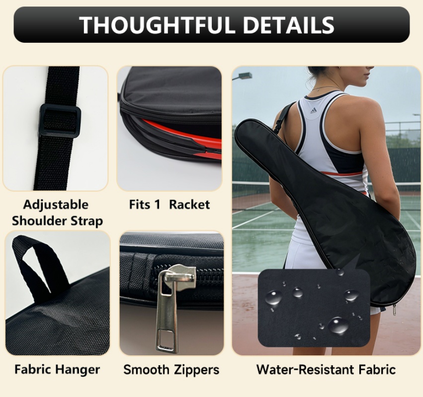 Tennis Racket Cover Portable S - Backpack Racket Bag ulasan dan harga