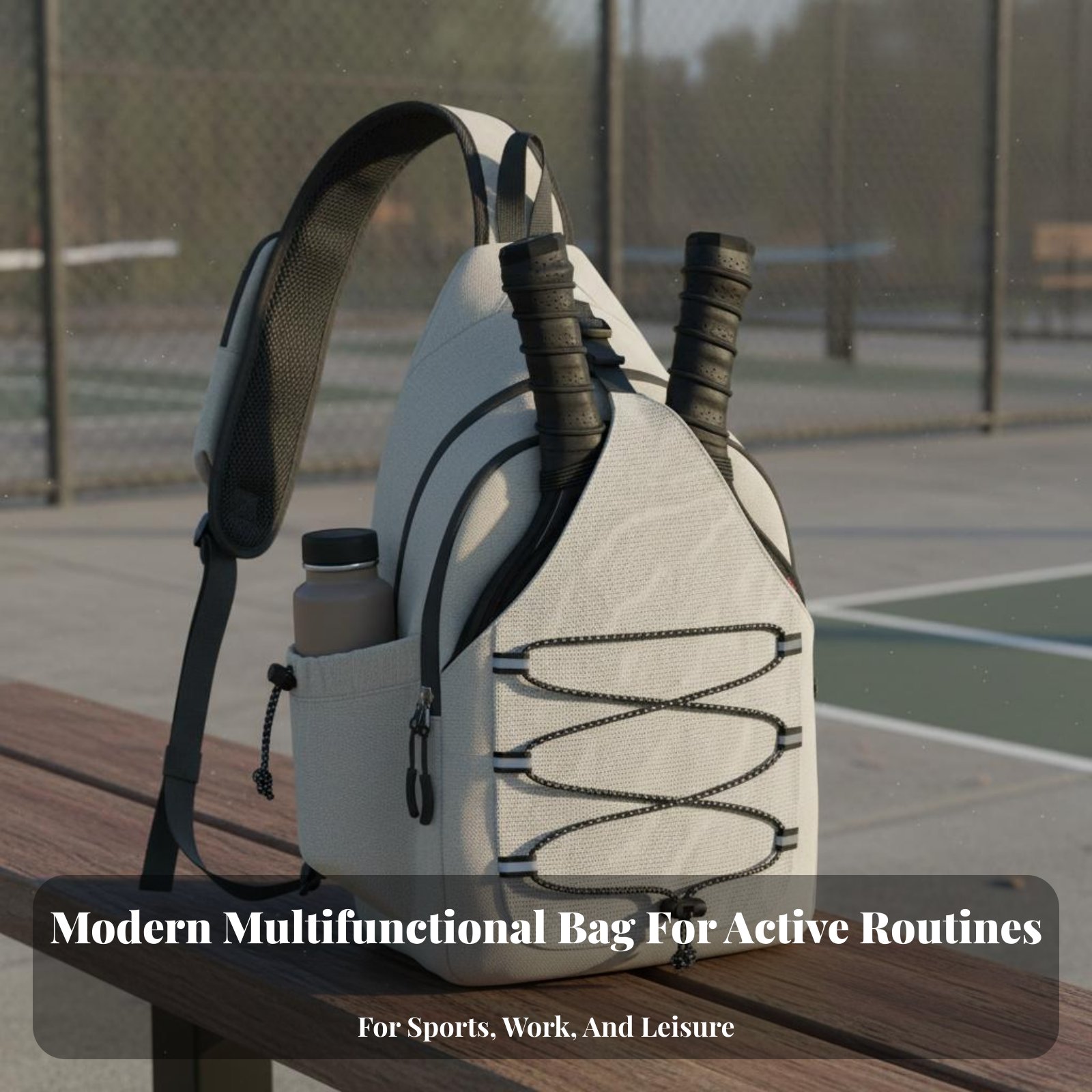 Pickleball Bag Multi-Pocket De - Backpack Racket Bag ulasan dan harga