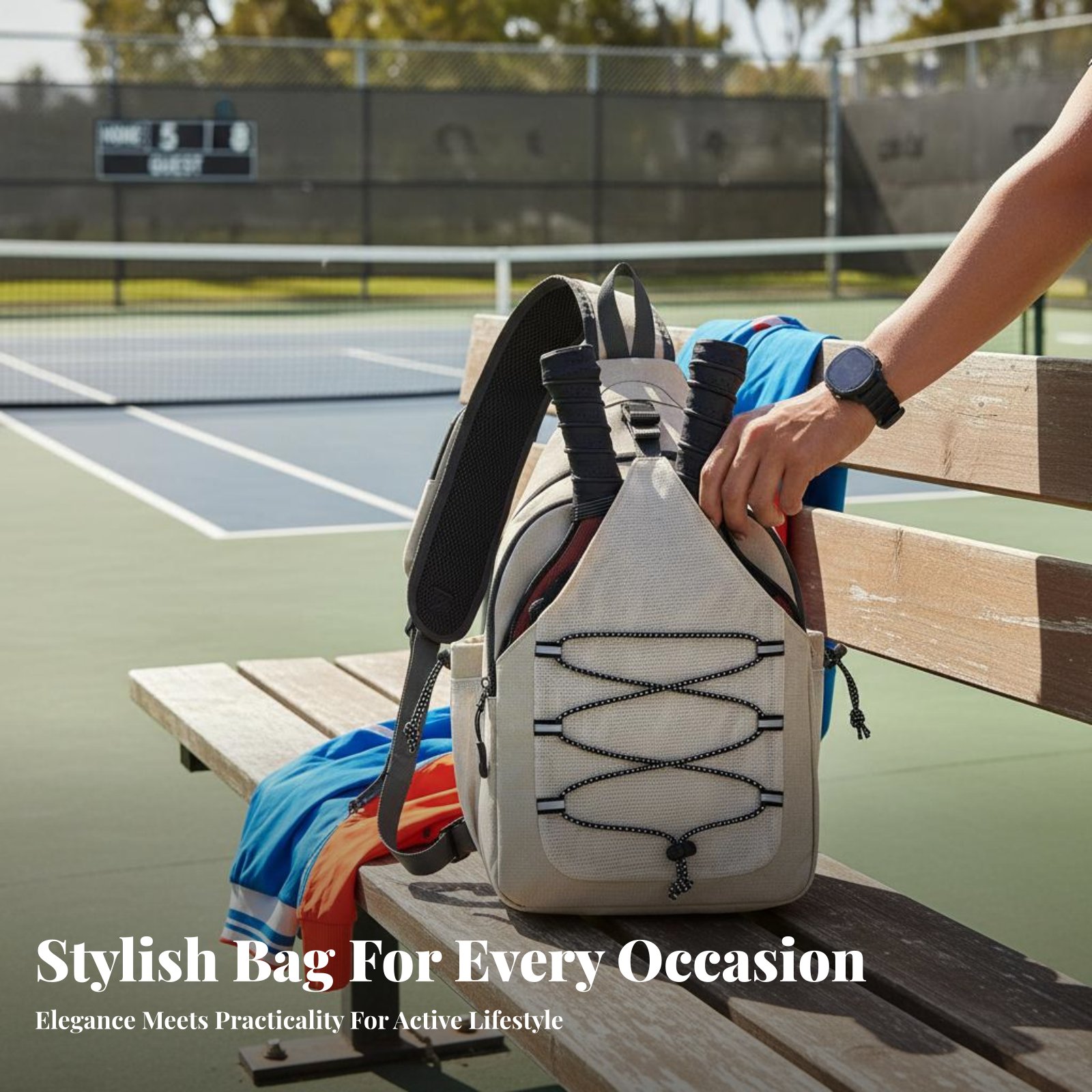 Pickleball Bag Multi-Pocket De - Backpack Racket Bag ulasan dan harga