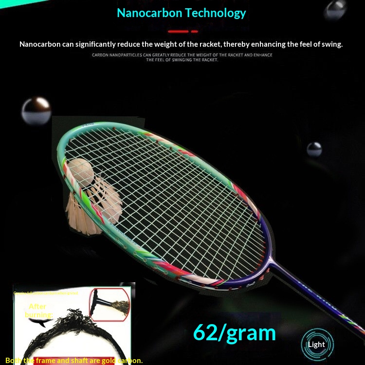 Ultra-Lightweight 8U Badminton - Badminton Single ulasan dan harga