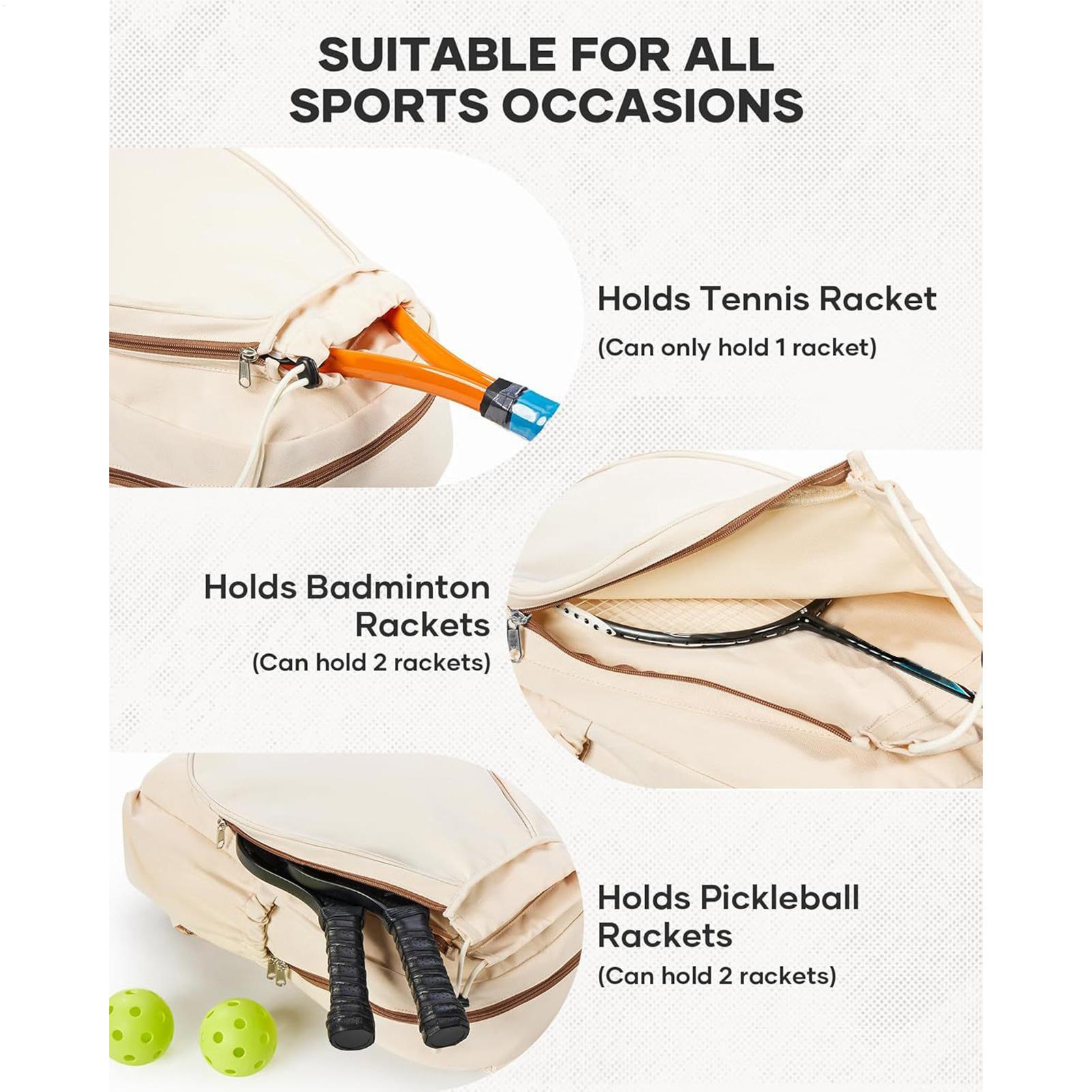 Pickleball Paddle Bag Holds 2  - Backpack Racket Bag ulasan dan harga