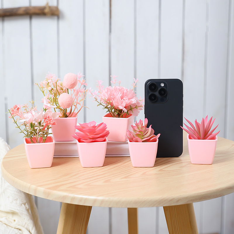 6 PCS Mini Synthetic Flower Po - Badminton Live ulasan dan harga