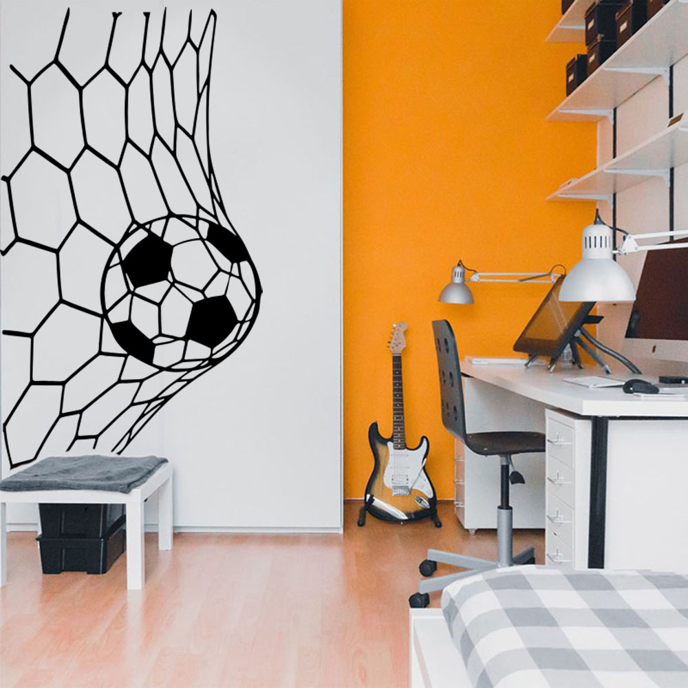 Large Soceer Goal Net Wall Sti - Badminton Live ulasan dan harga