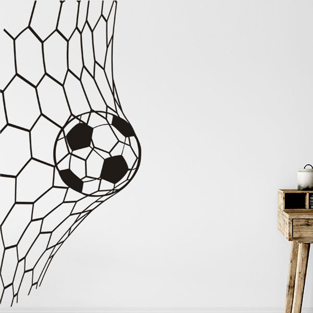Large Soceer Goal Net Wall Sti - Badminton Live ulasan dan harga