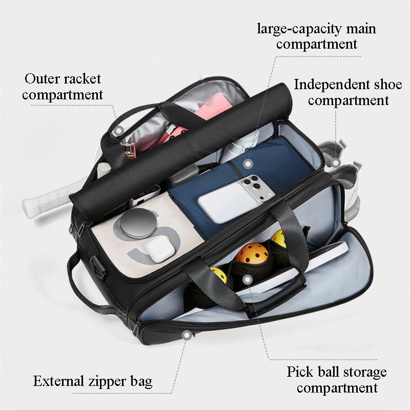 Tennis Bag, Large Capacity, Li - Backpack Racket Bag ulasan dan harga