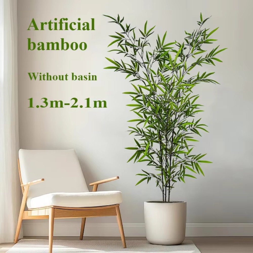Artificial Green Bamboo PU+PVC - Badminton Live ulasan dan harga