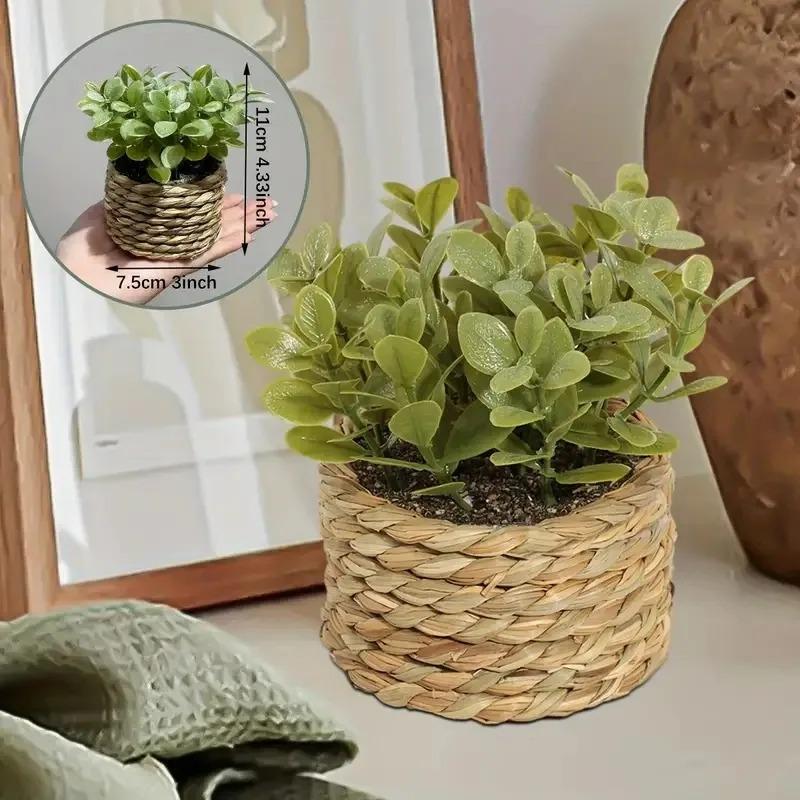 1Pc Potted Plant Small Fake Pl - Badminton Live ulasan dan harga
