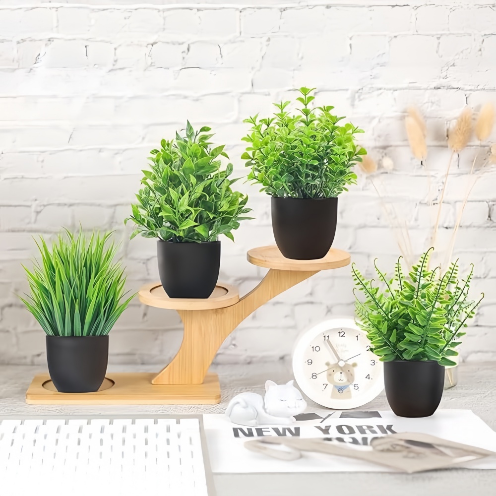 4pcs/set Mini Artificial Plant - Badminton Live ulasan dan harga
