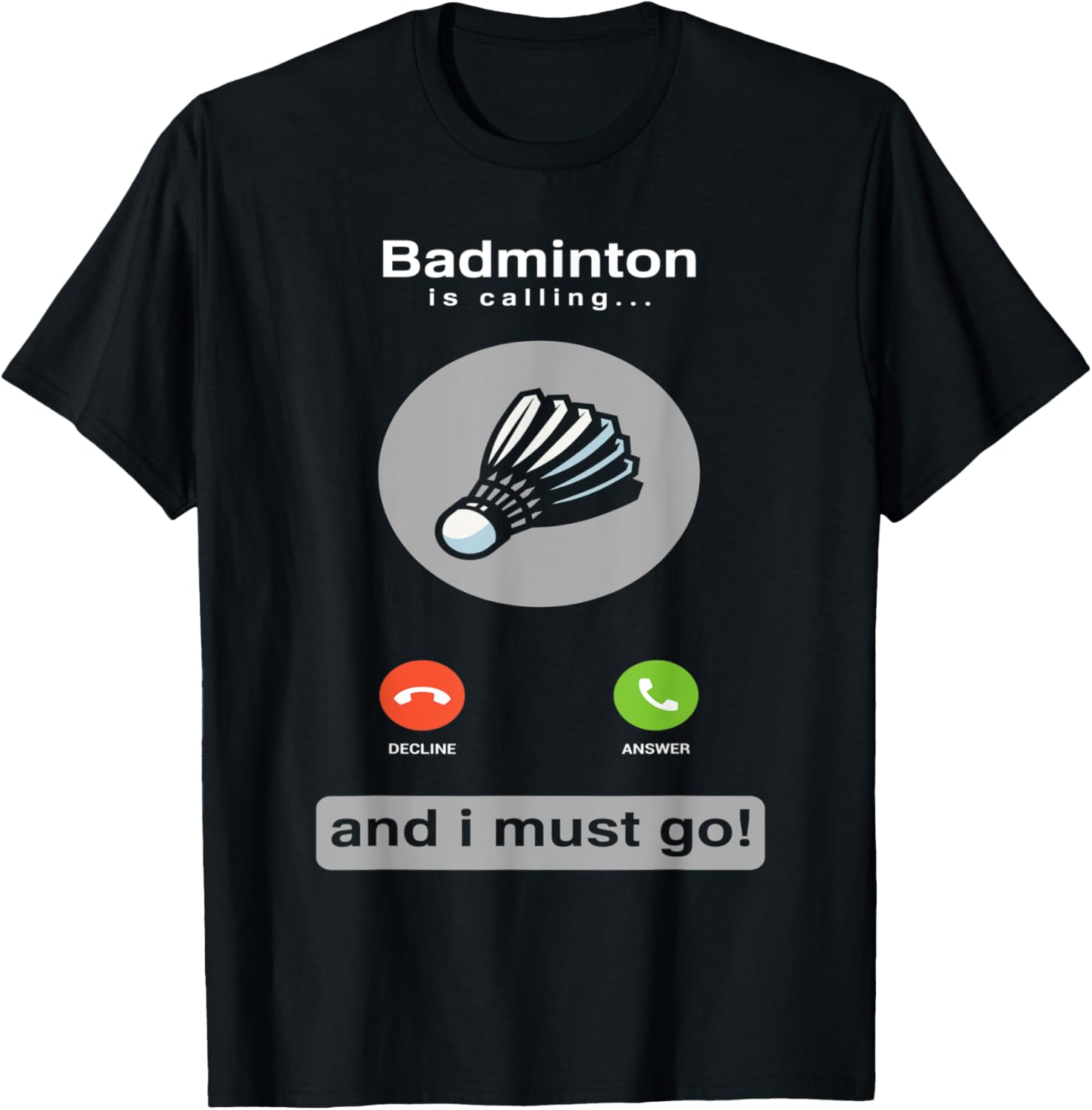 Funny Badminton Shirt Badminto - Badminton Is Calling ulasan dan harga