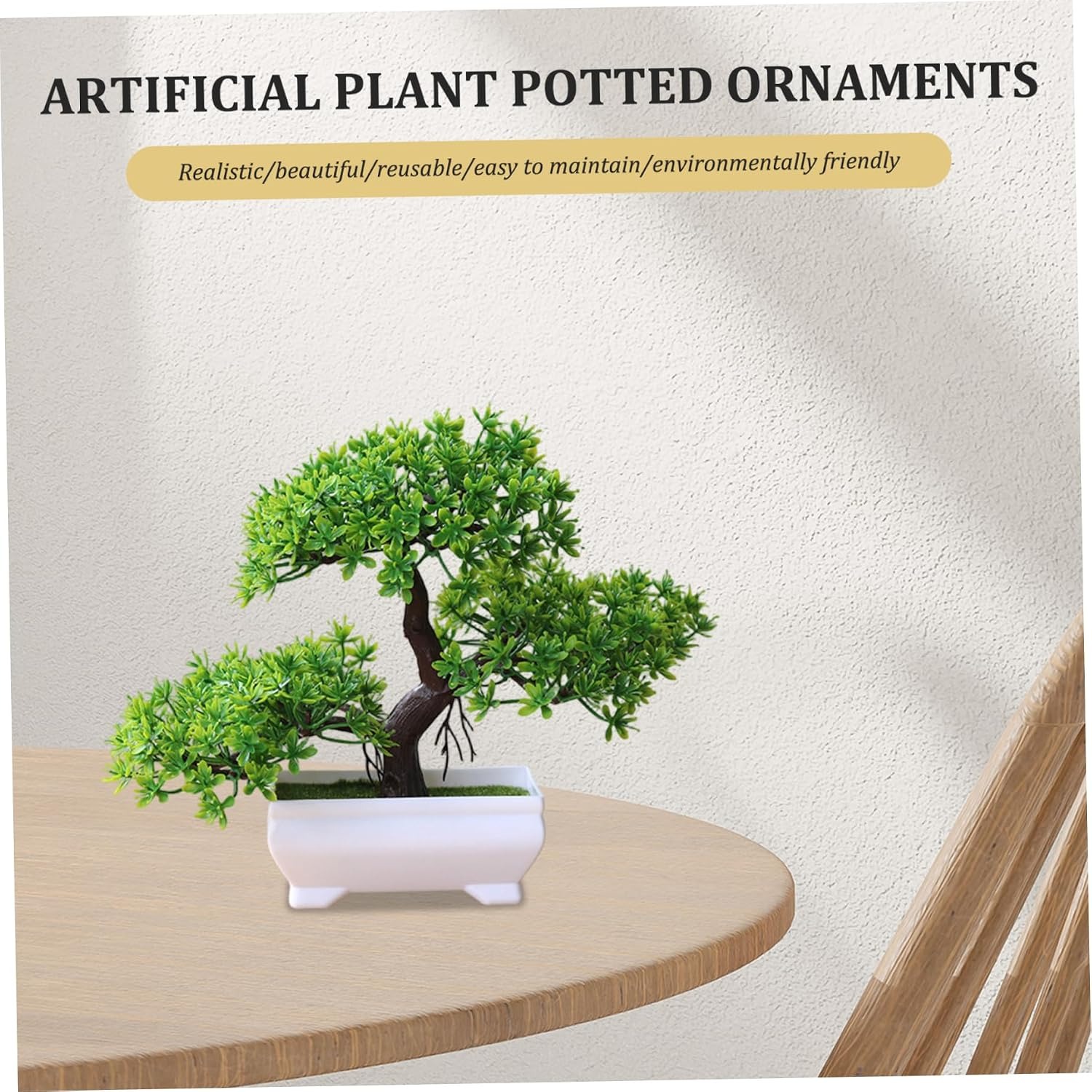 1/2Pcs Artificial Bonsai Tree  - Badminton Live ulasan dan harga